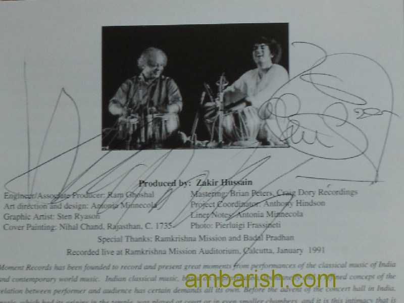 Zakir Hussain, Tabla player, India