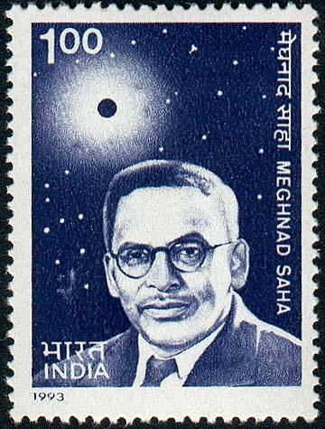 Meghnad Saha postage stamp